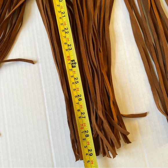 House of Harlow 1960 Brown Tiered Midi Skirt Sz S - Picture 6 of 8